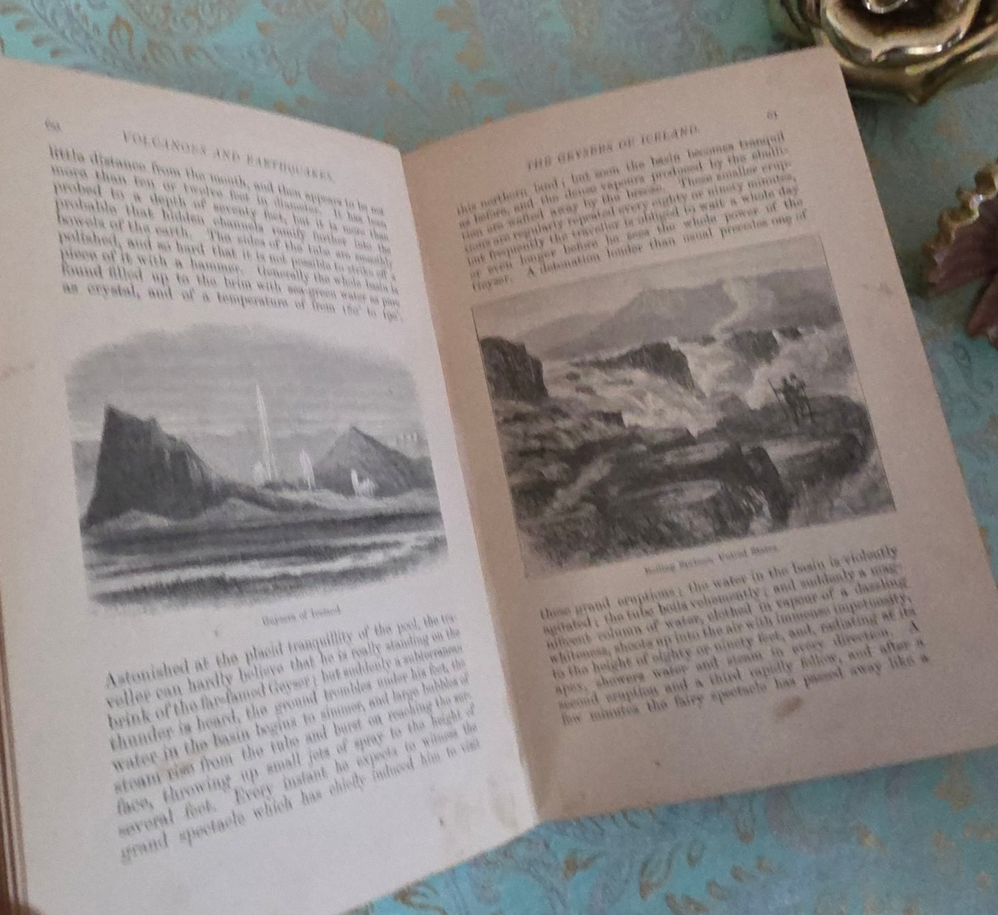 1893 Volcanoes and Earthquakes by Dr Hartwig - Antique Book - 30 Illustrations