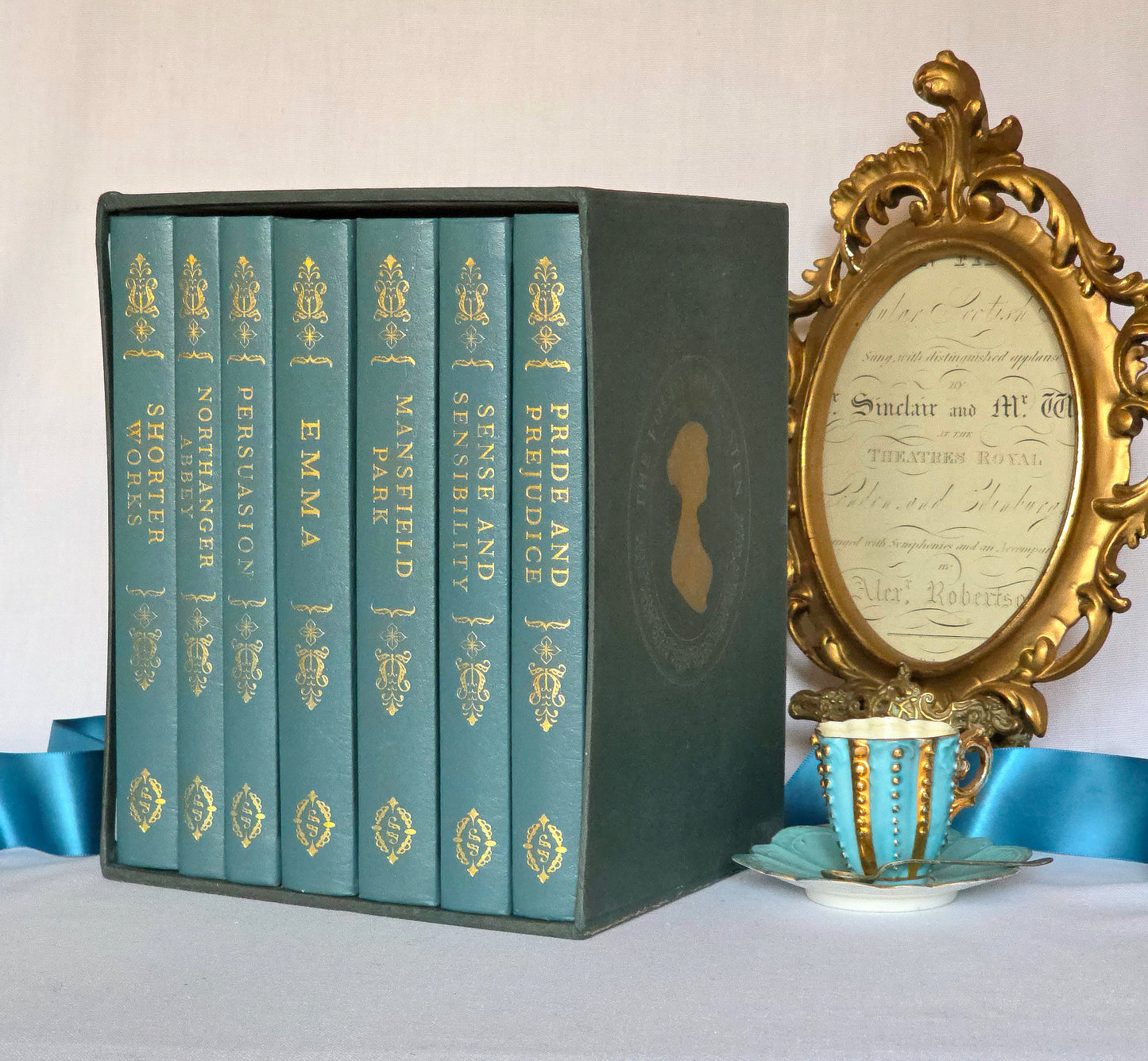 1996 Complete Works of Jane Austen - Scarce Limited Edition Blue Leather