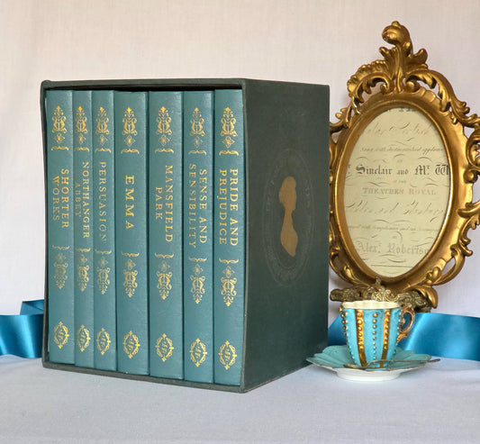 1996 Complete Works of Jane Austen - Scarce Limited Edition Blue Leather