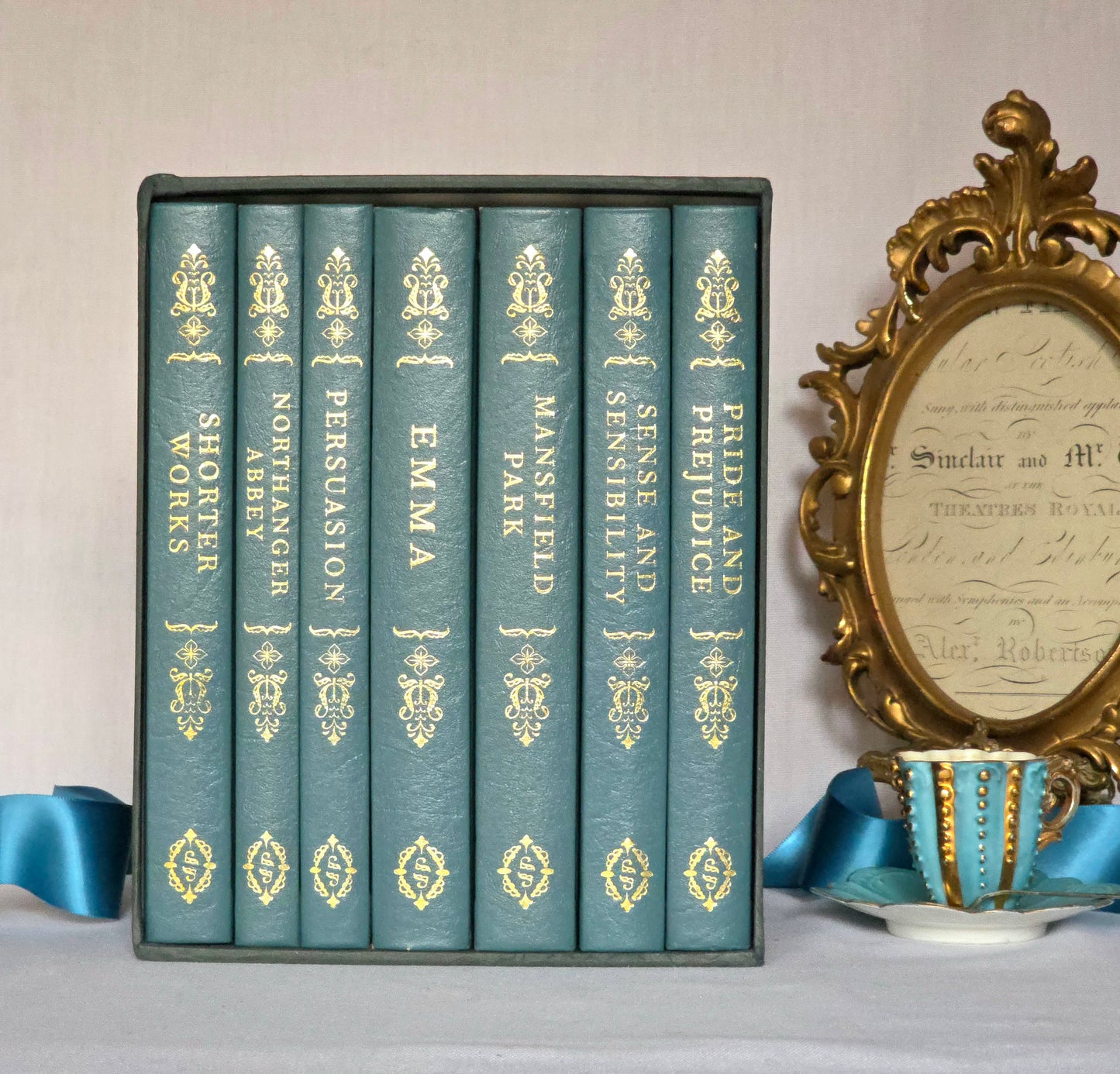 1996 Complete Works of Jane Austen - Scarce Limited Edition Blue Leather