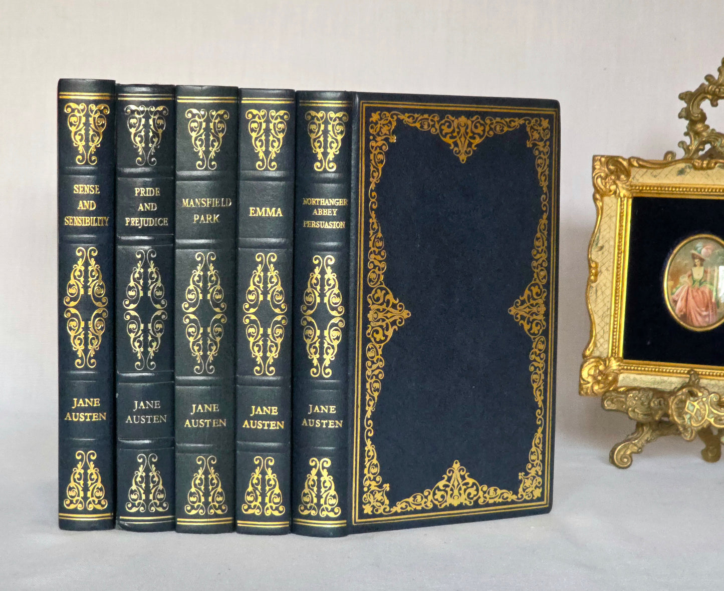 1977 Vintage Jane Austen Book Set: Heron, London