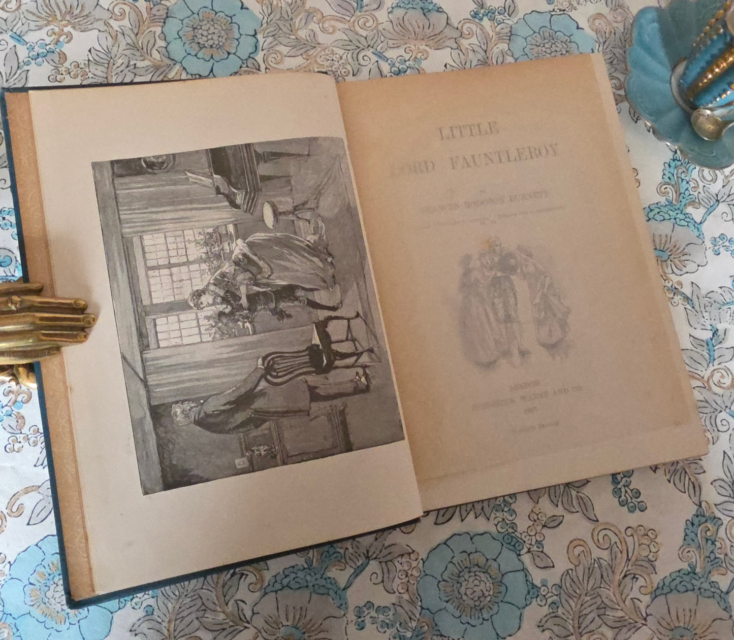 1897 Little Lord Fauntleroy by Frances Hodgson Burnett - Illustrated Antique Book