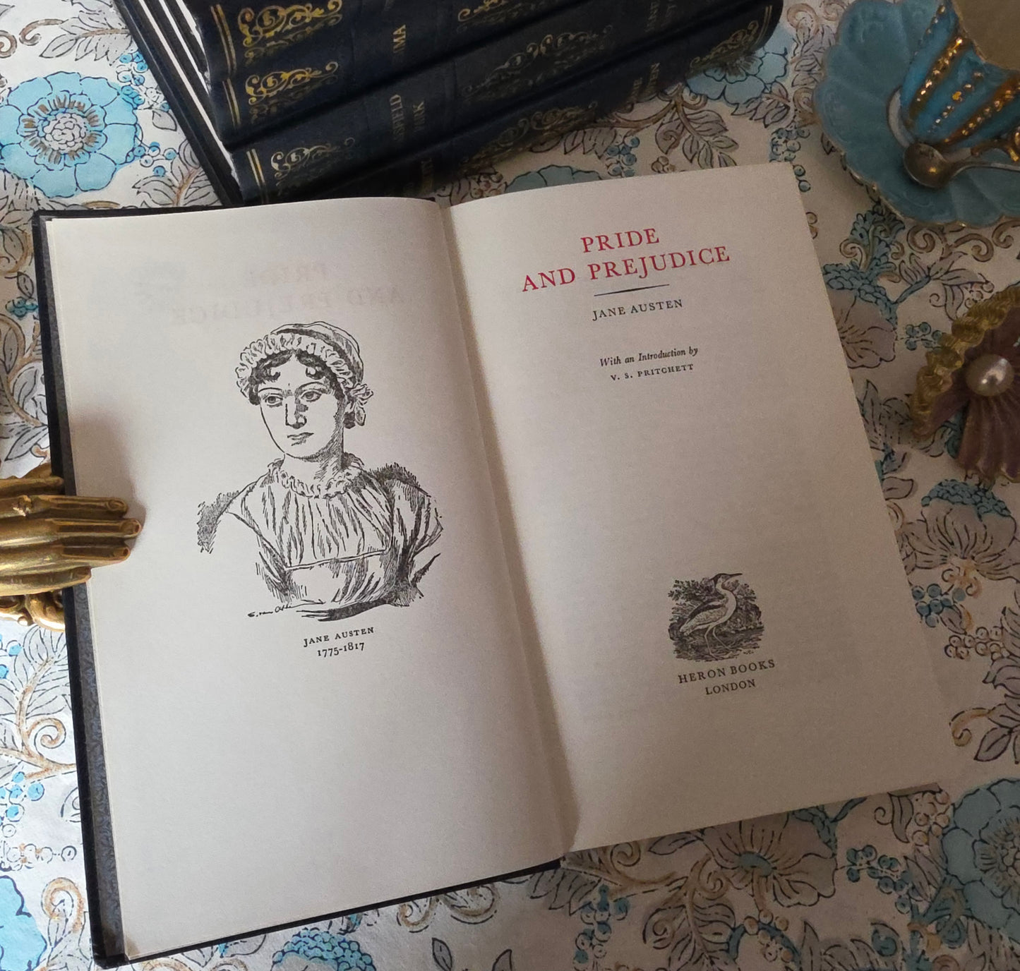 1977 Vintage Jane Austen Book Set: Heron, London