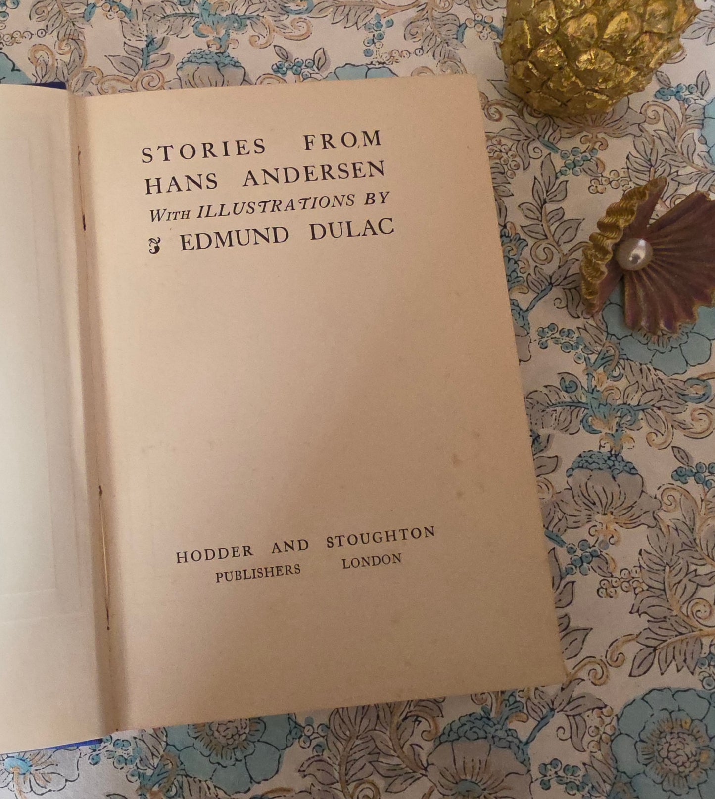 c1920 Stories From Hans Andersen - Antique - Illustrated by Edmund Dulac