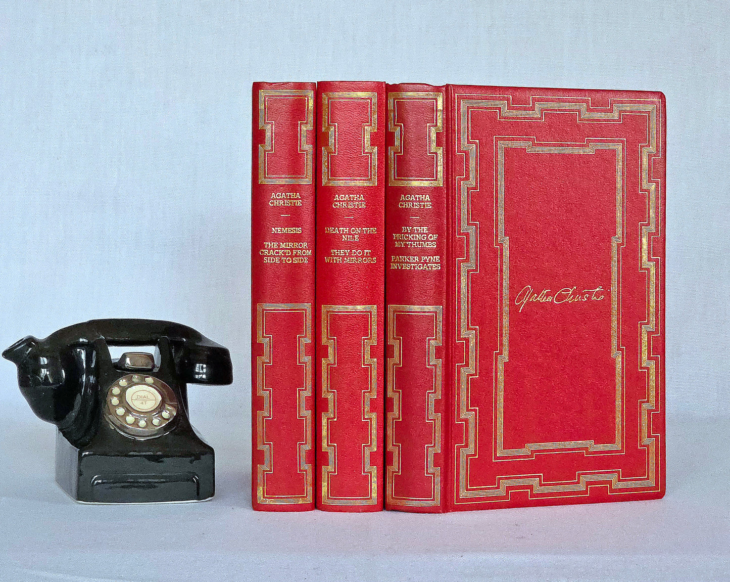 1970s Agatha Christie Collected Works Hardback Books (3 Volumes)