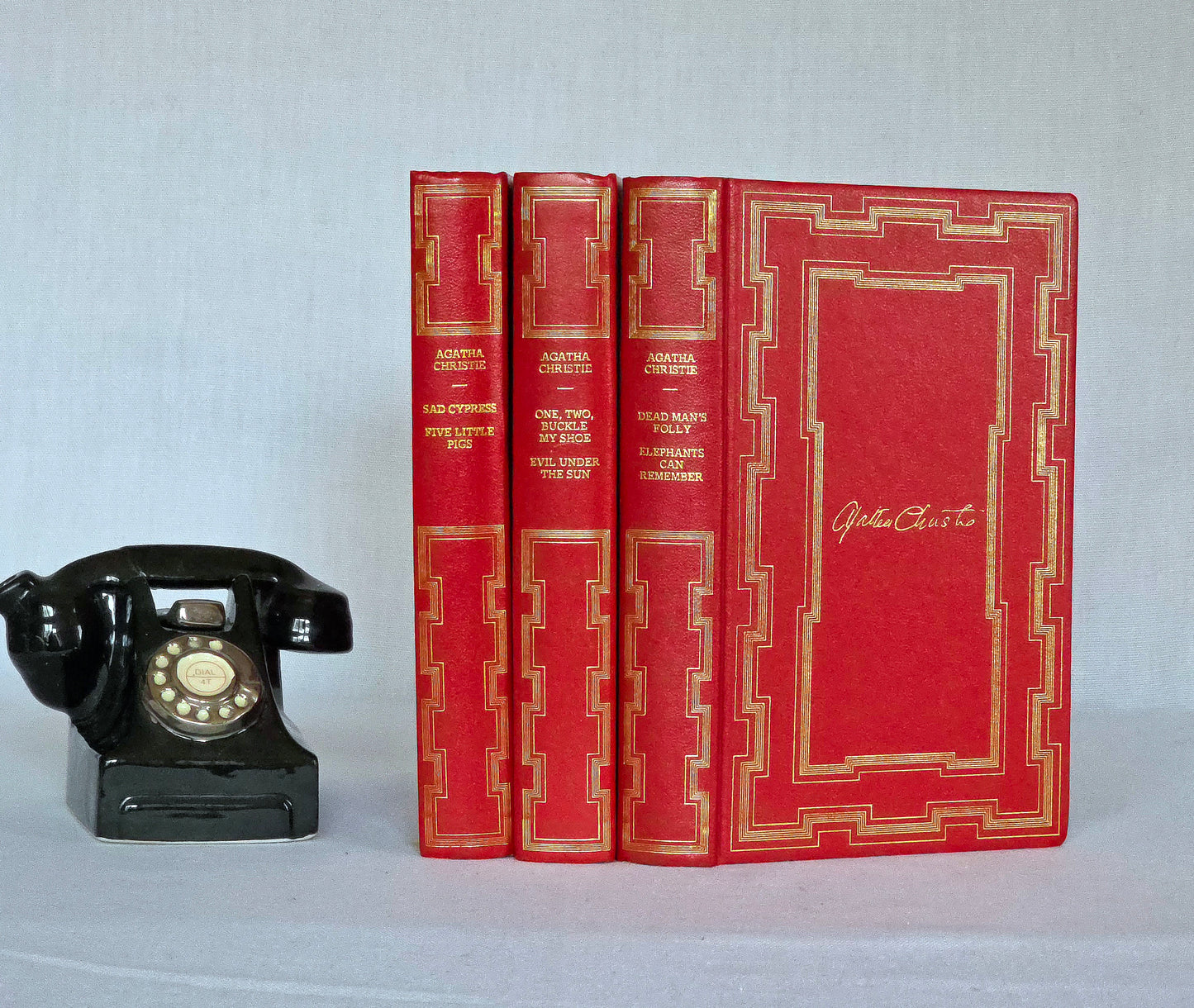 1970s Agatha Christie Collected Works Hardback Books (3 Volumes)