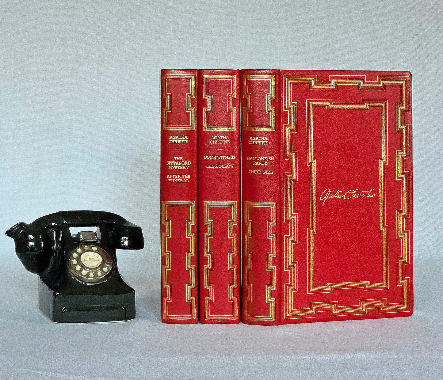 1970s Agatha Christie Collected Works Hardback Books (3 Volumes)