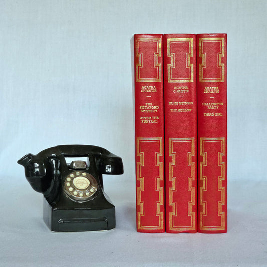 1970s Agatha Christie Collected Works Hardback Books (3 Volumes)
