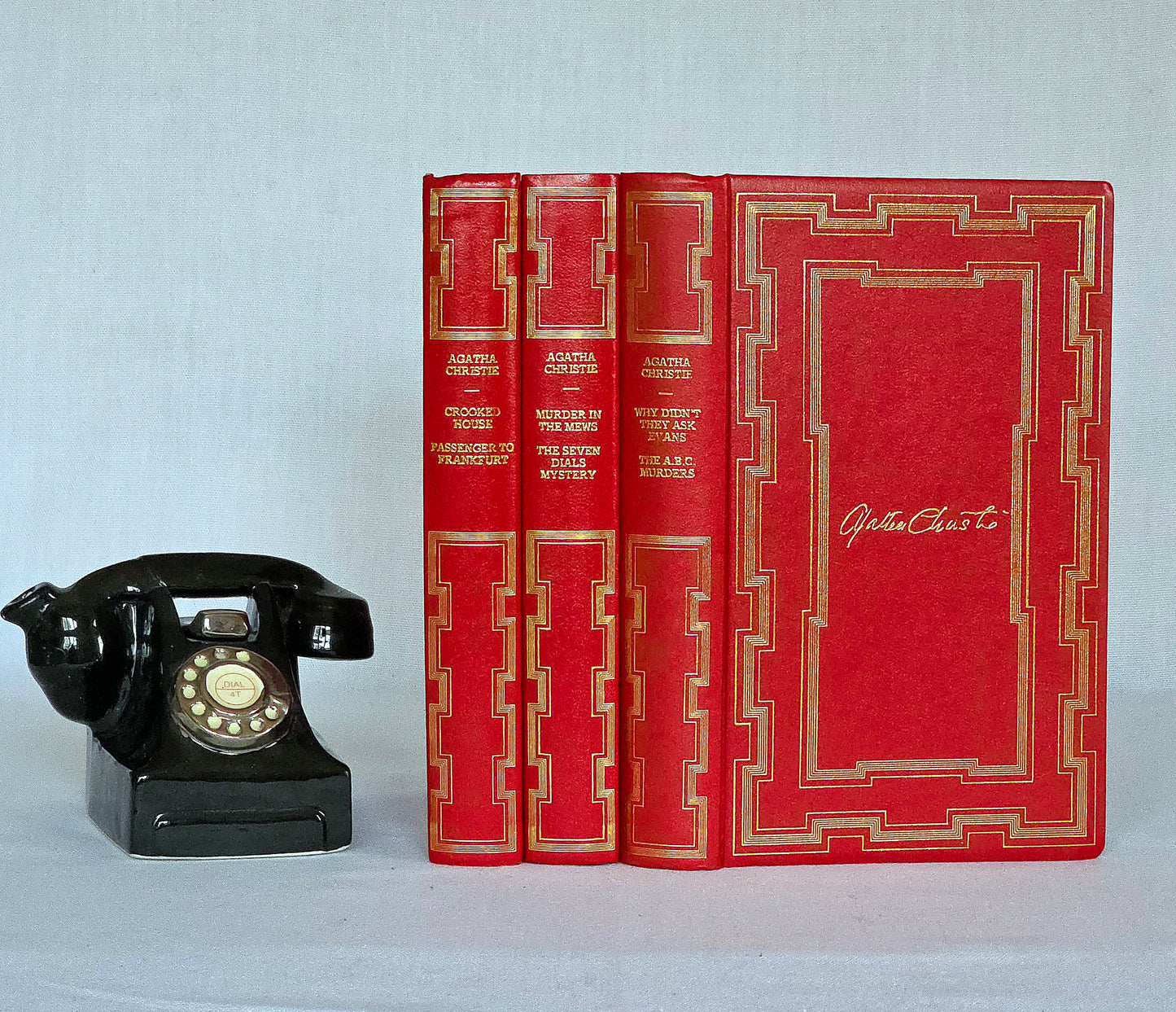 1970s Agatha Christie Collected Works Hardback Books (3 Volumes)