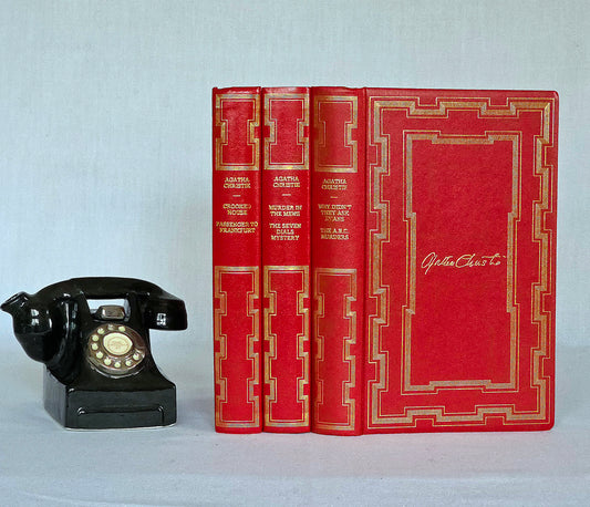 1970s Agatha Christie Collected Works Hardback Books (3 Volumes)