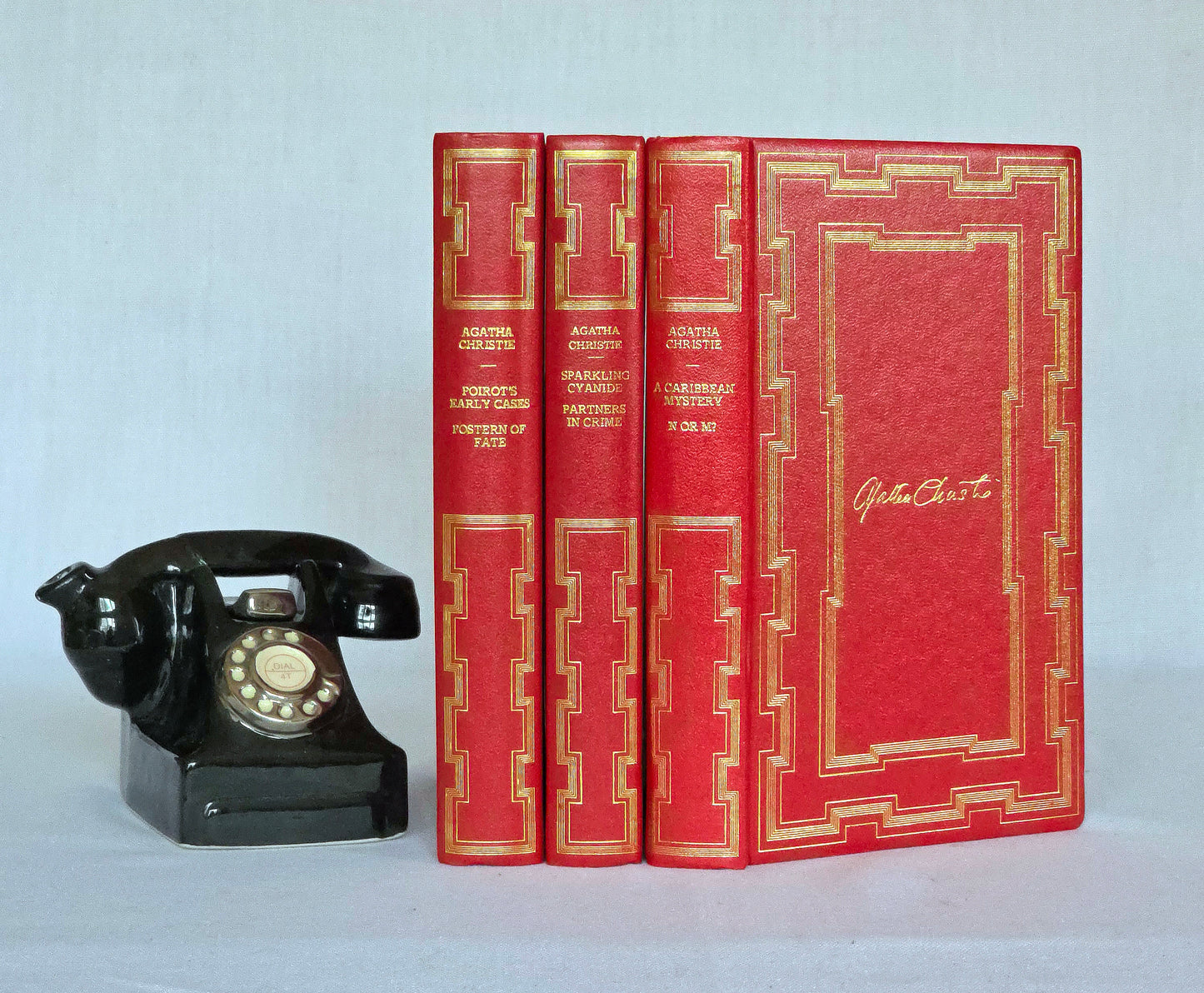 1970s Agatha Christie Collected Works Hardback Books (3 Volumes)
