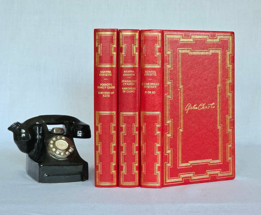 1970s Agatha Christie Collected Works Hardback Books (3 Volumes)
