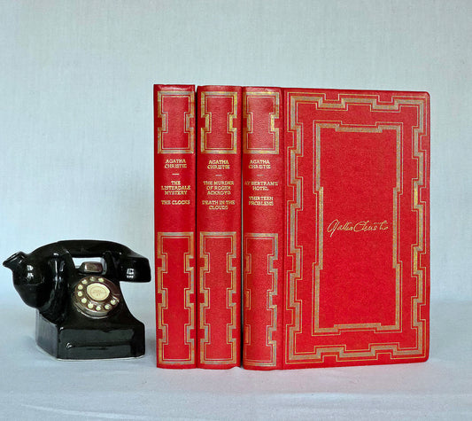 1970s Agatha Christie Collected Works Hardback Books (3 Volumes)