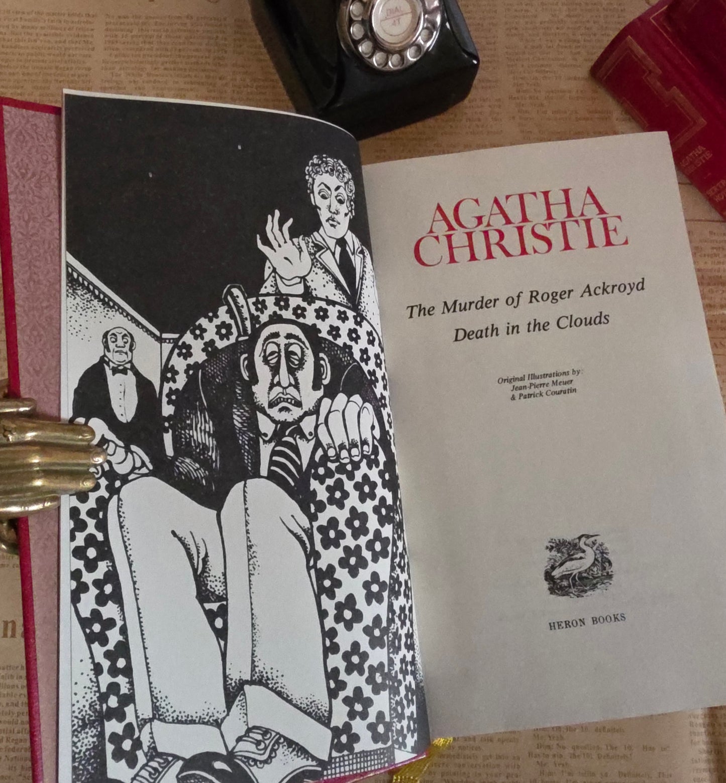 1970s Agatha Christie Collected Works Hardback Books (3 Volumes)
