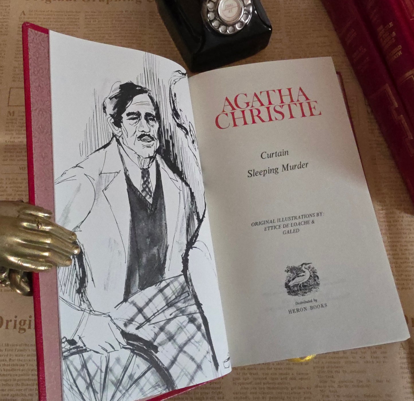 1970s Agatha Christie Collected Works Hardback Books (3 Volumes)