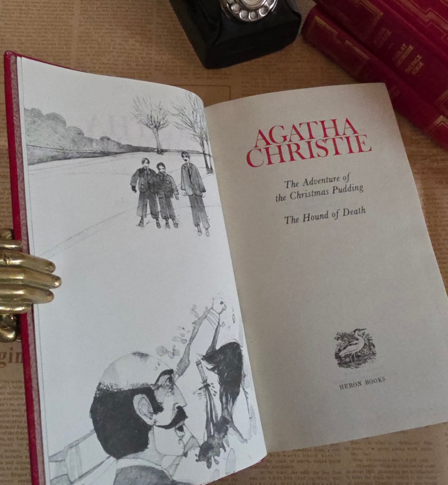 1970s Agatha Christie Collected Works Hardback Books (3 Volumes)