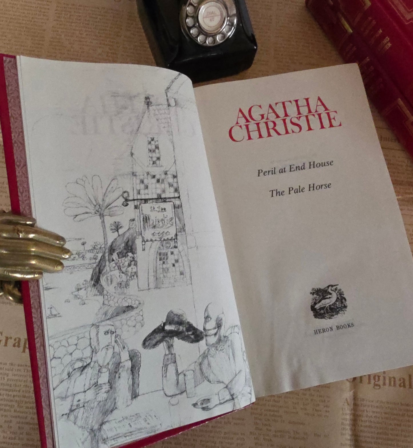 1970s Agatha Christie Collected Works Hardback Books (3 Volumes)