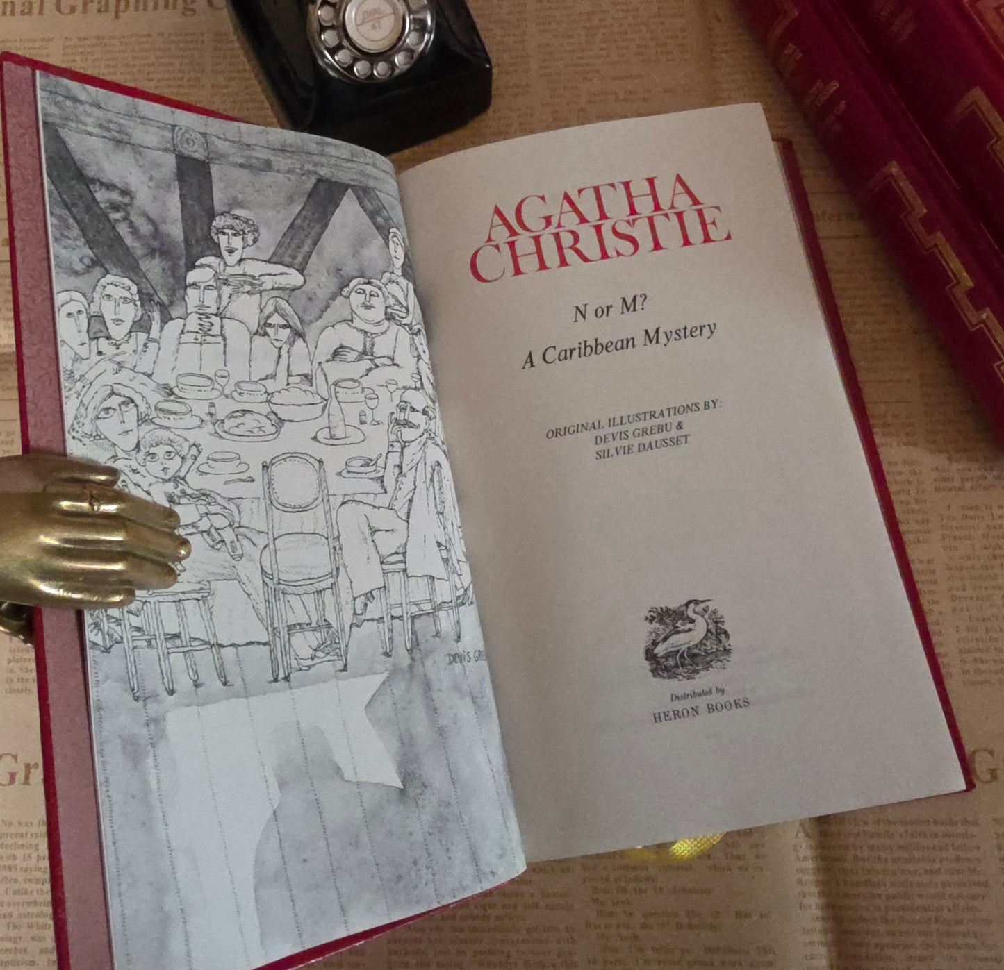 1970s Agatha Christie Collected Works Hardback Books (3 Volumes)