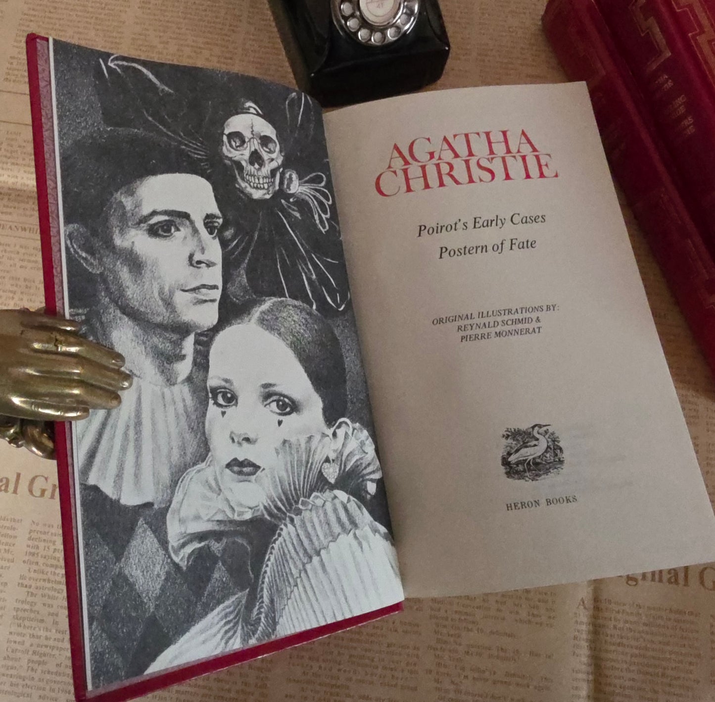 1970s Agatha Christie Collected Works Hardback Books (3 Volumes)