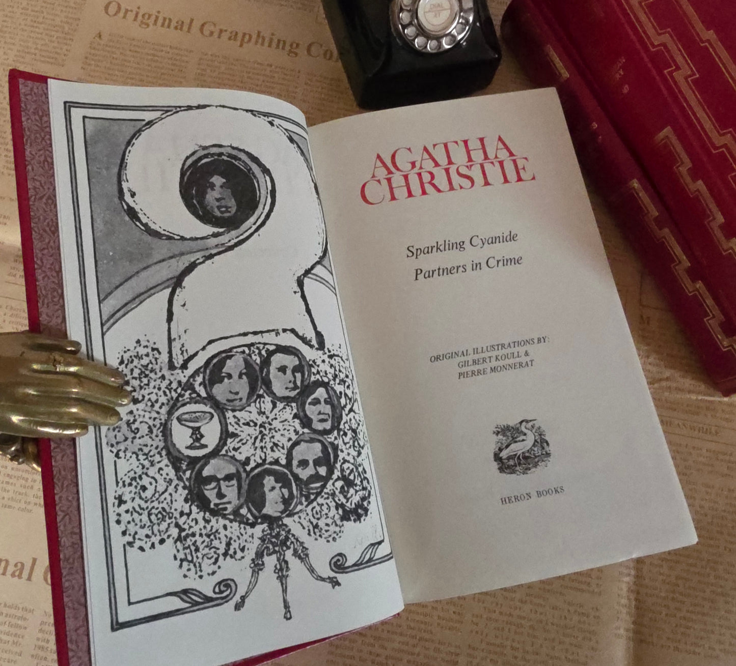 1970s Agatha Christie Collected Works Hardback Books (3 Volumes)