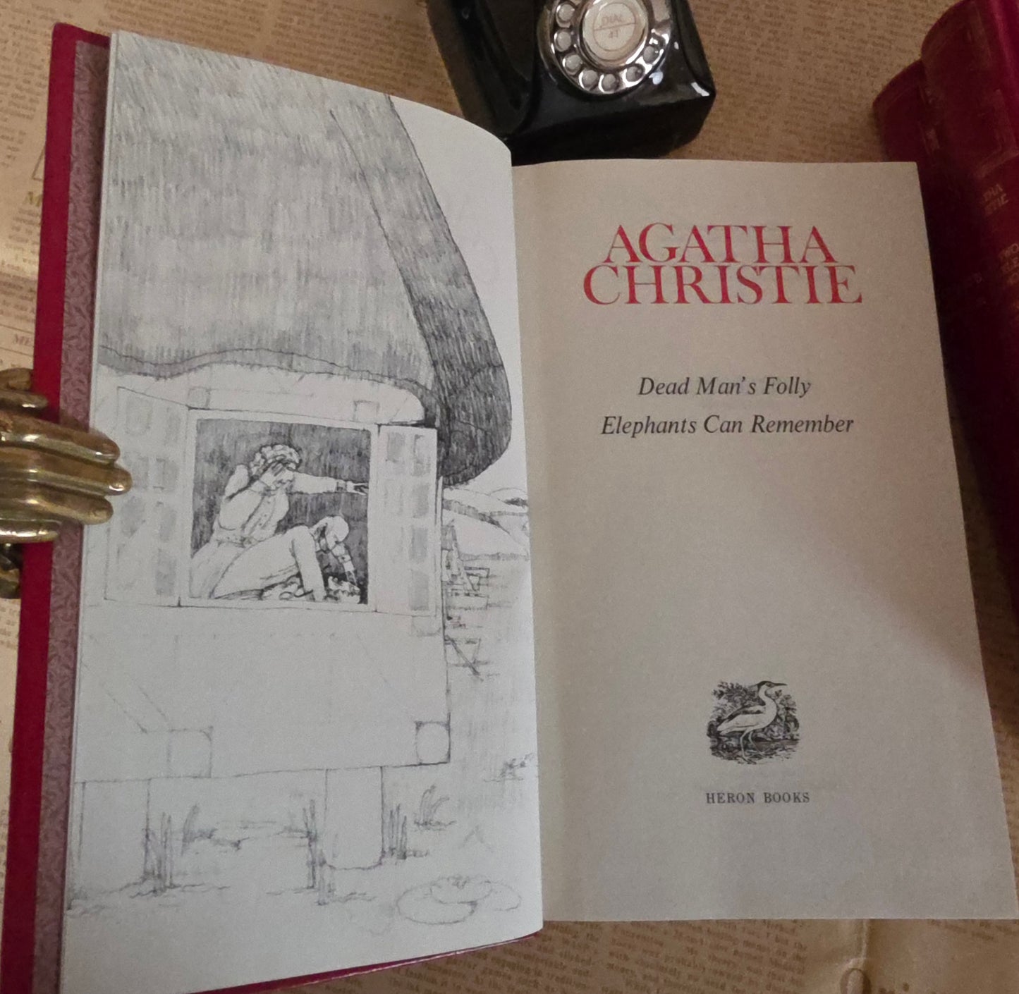 1970s Agatha Christie Collected Works Hardback Books (3 Volumes)