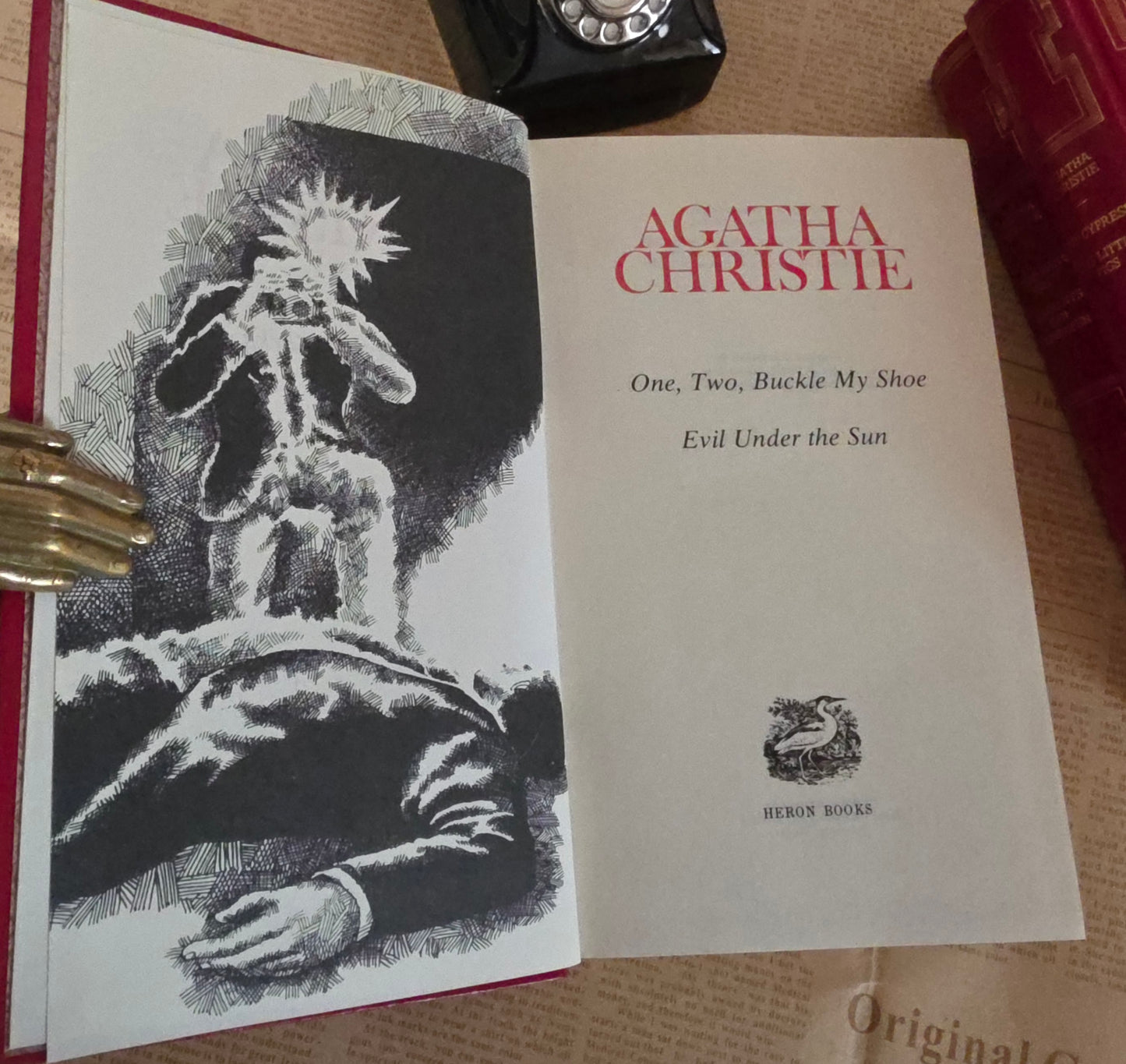 1970s Agatha Christie Collected Works Hardback Books (3 Volumes)