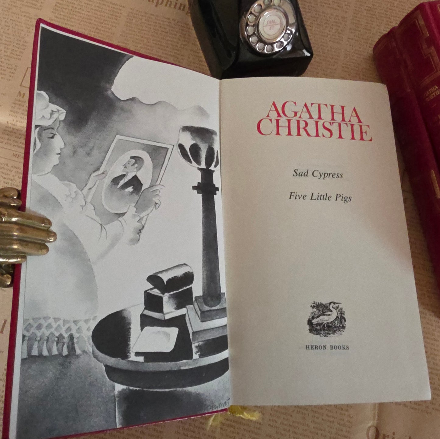 1970s Agatha Christie Collected Works Hardback Books (3 Volumes)