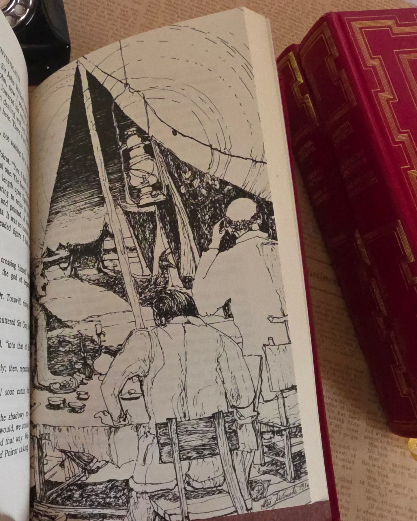 1970s Agatha Christie Collected Works Hardback Books (3 Volumes)