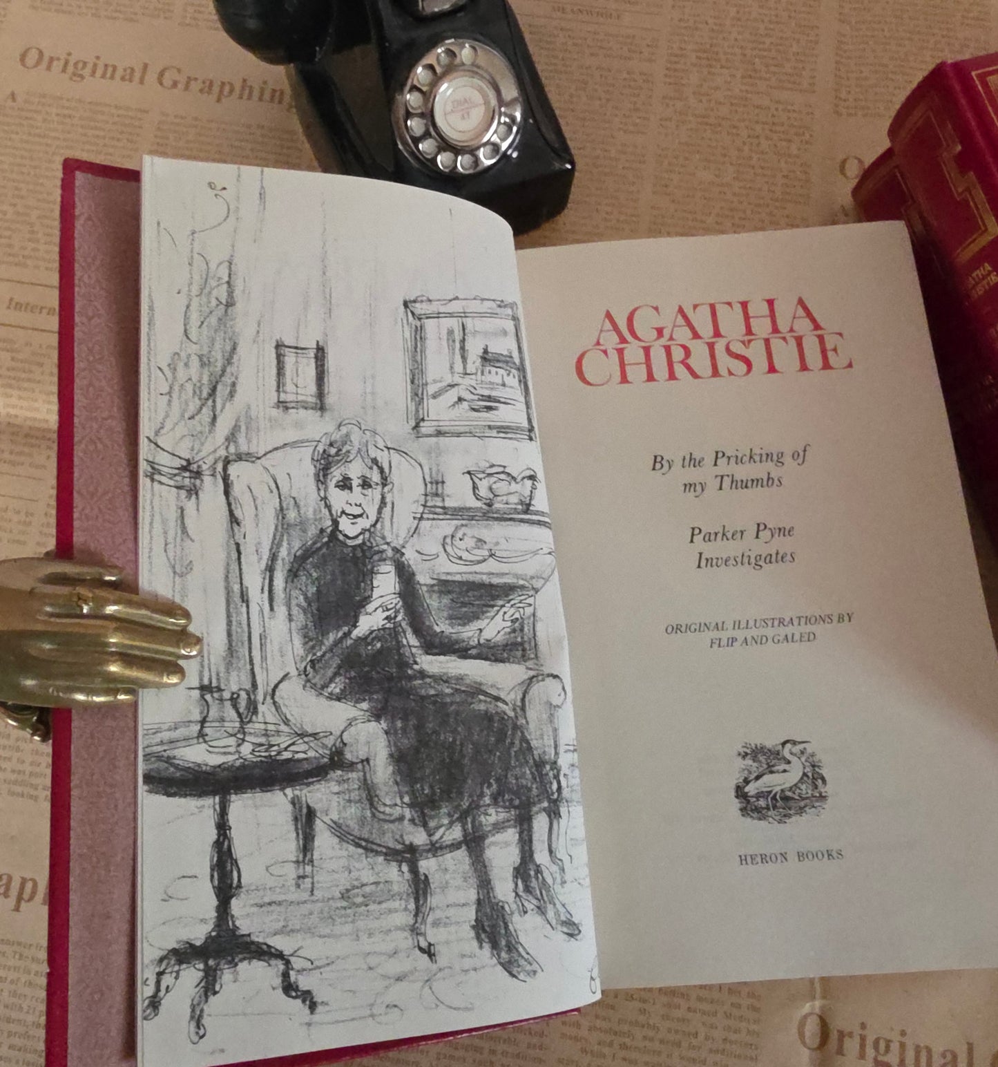 1970s Agatha Christie Collected Works Hardback Books (3 Volumes)