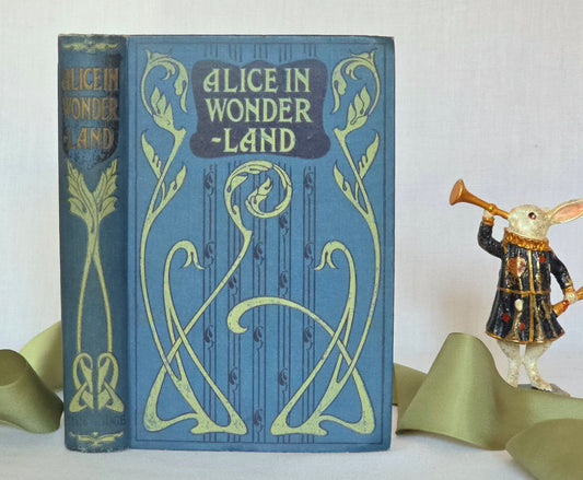 1908 Alice's Adventures in Wonderland by Lewis Carroll - Illustrated, Antique Book