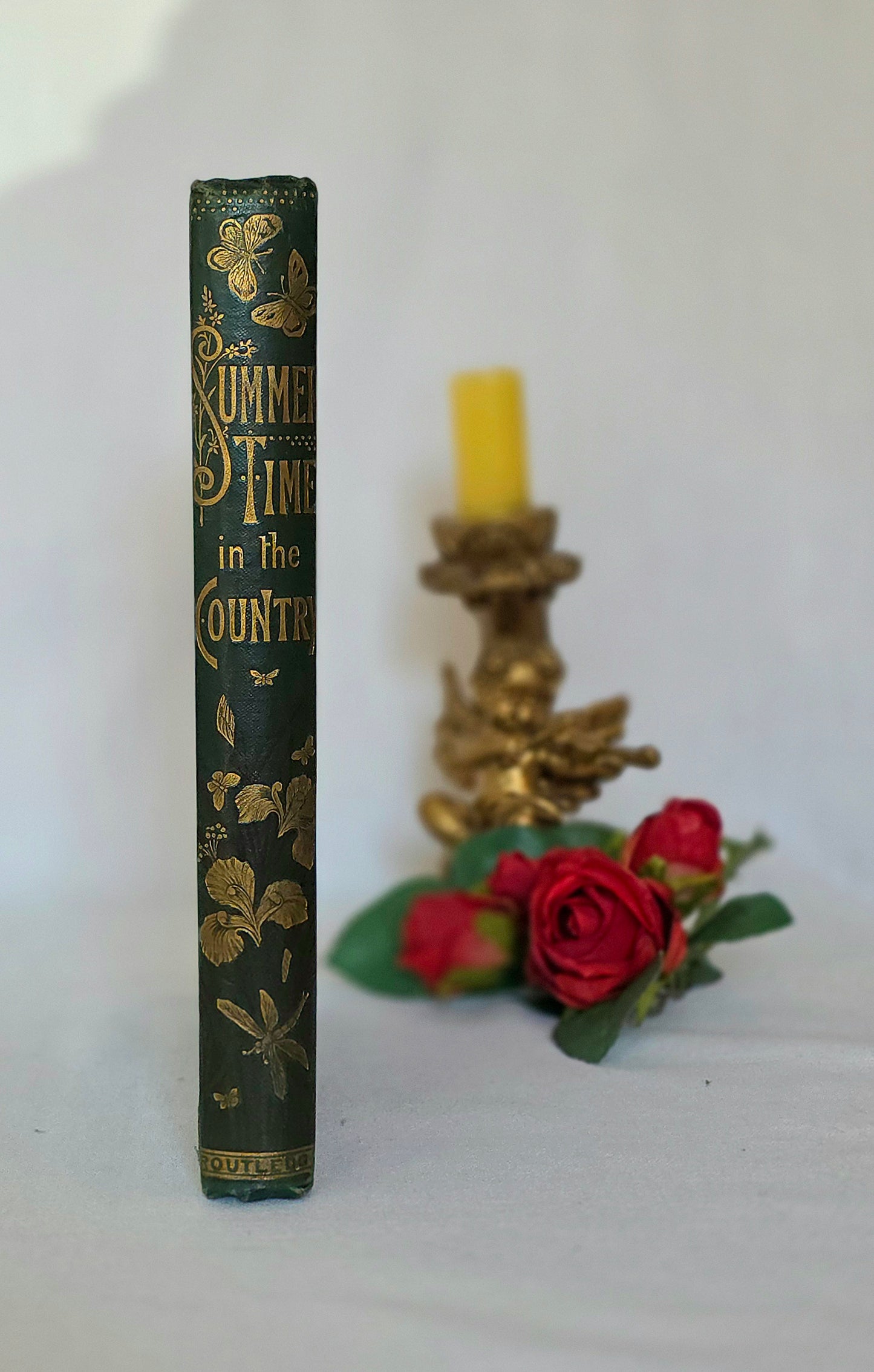 1880 Summer Time in the Country By Rev Willmott - Antique Book - Summer Writing