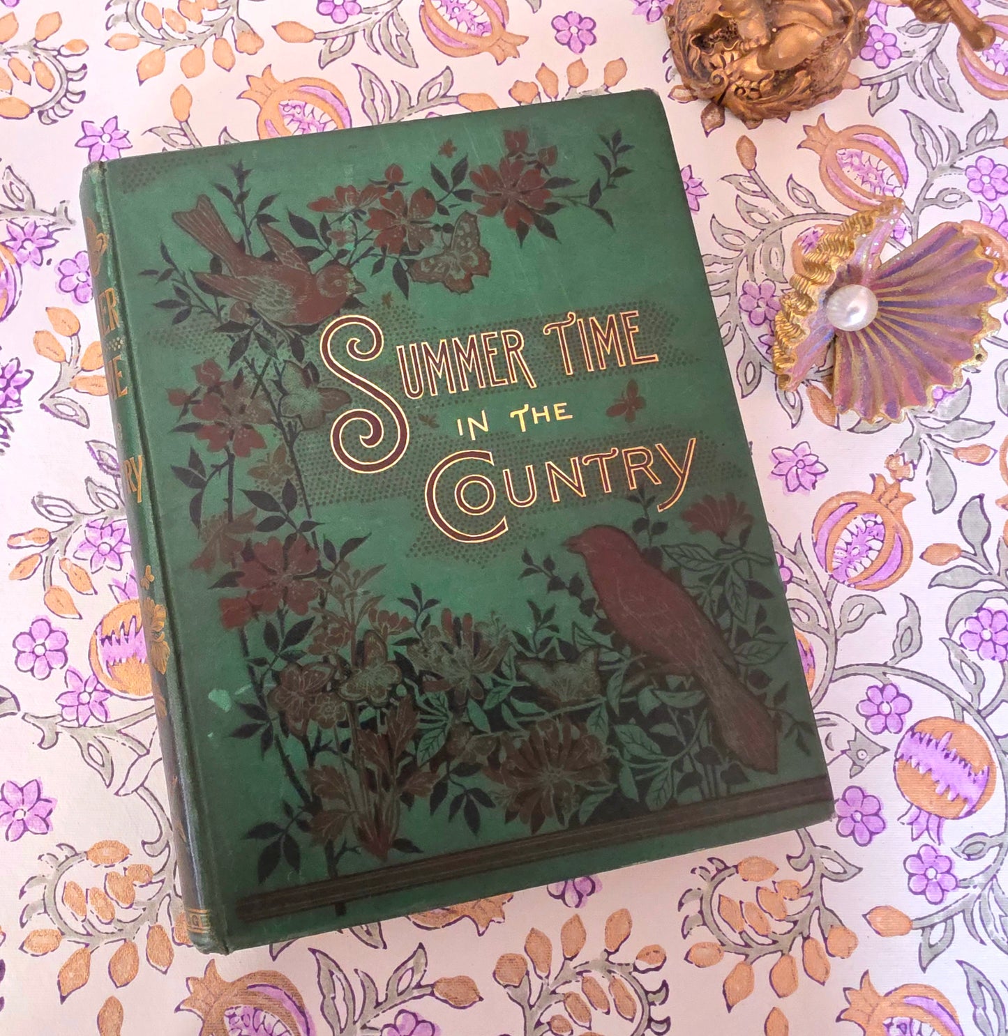 1880 Summer Time in the Country By Rev Willmott - Antique Book - Summer Writing