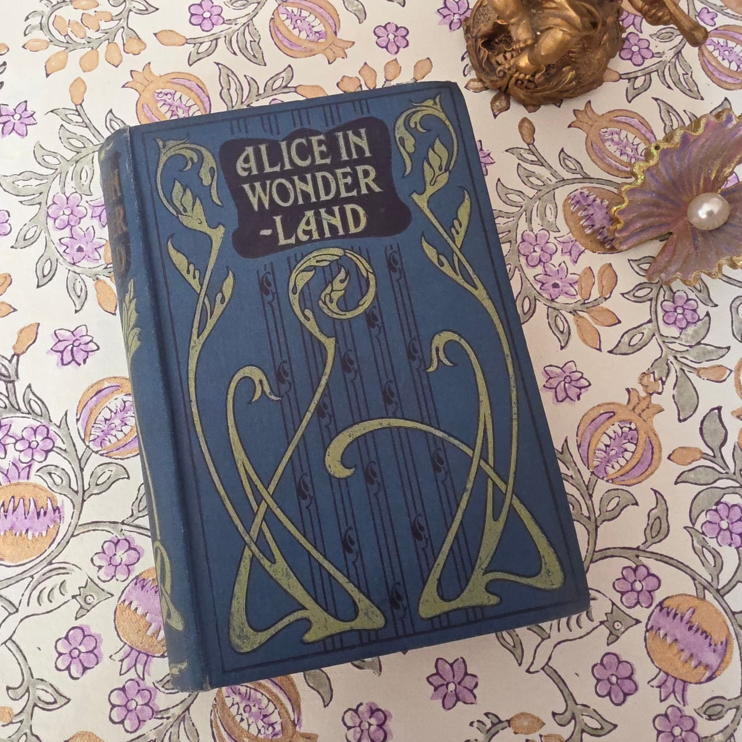 1908 Alice's Adventures in Wonderland by Lewis Carroll - Illustrated, Antique Book