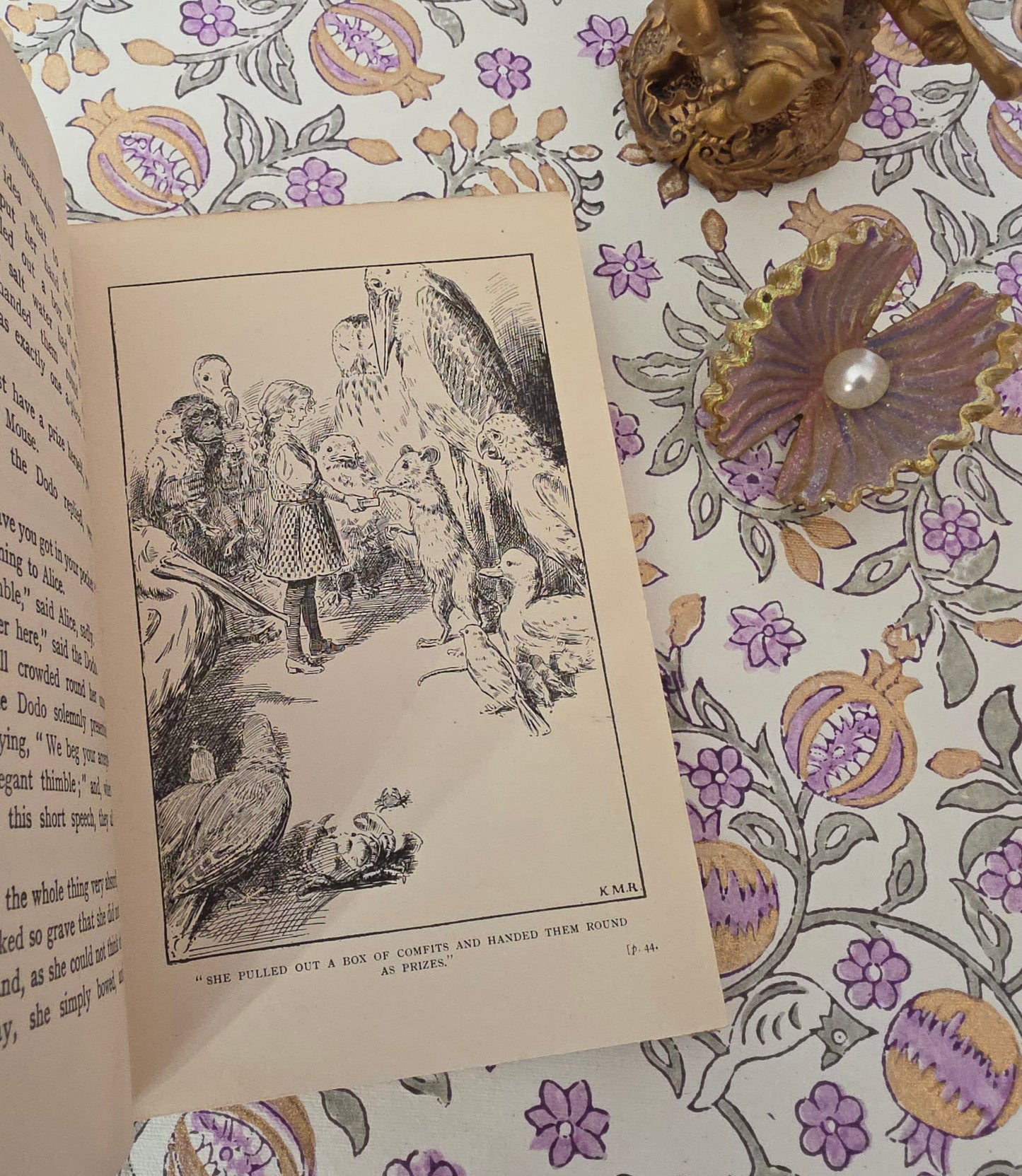 1908 Alice's Adventures in Wonderland by Lewis Carroll - Illustrated, Antique Book