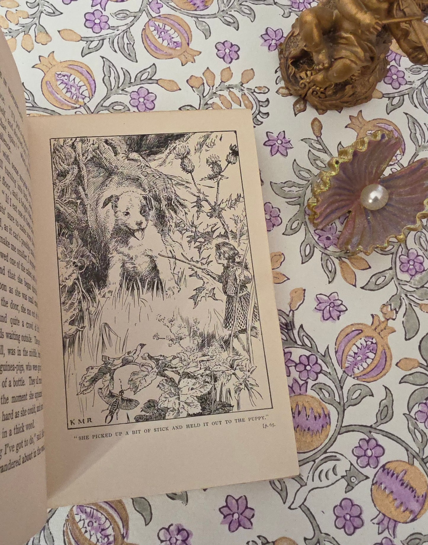 1908 Alice's Adventures in Wonderland by Lewis Carroll - Illustrated, Antique Book