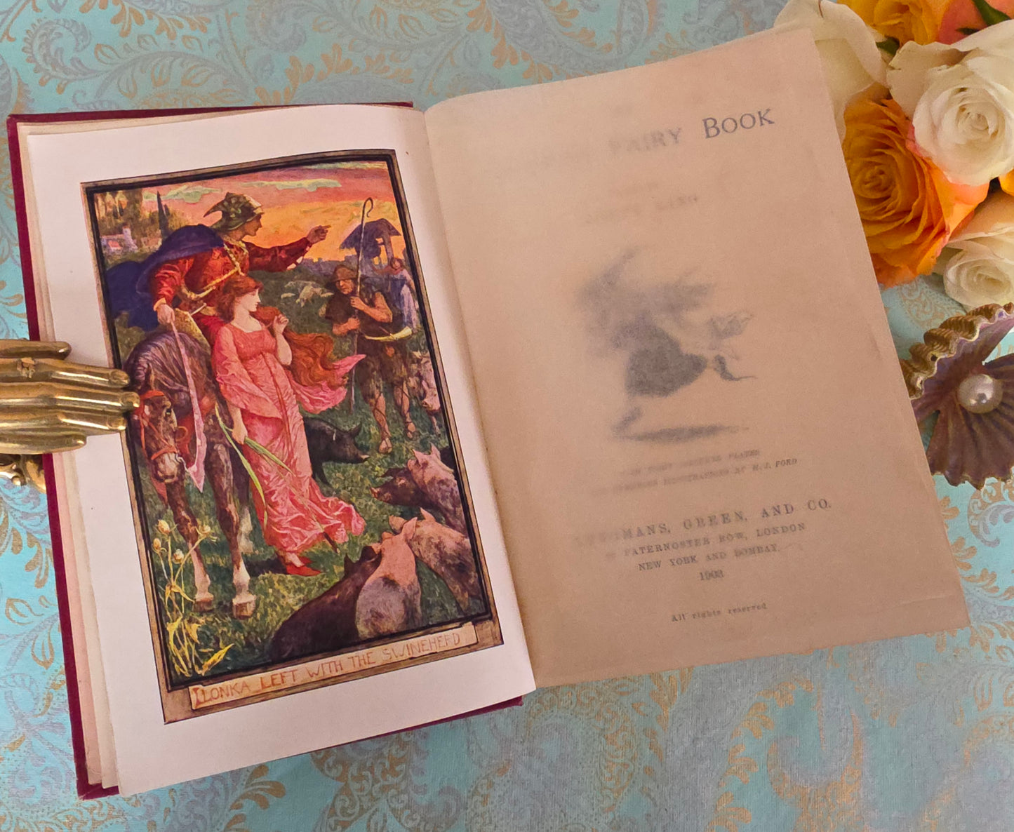 1903 The Crimson Fairy Book - First Edition - Illustrated