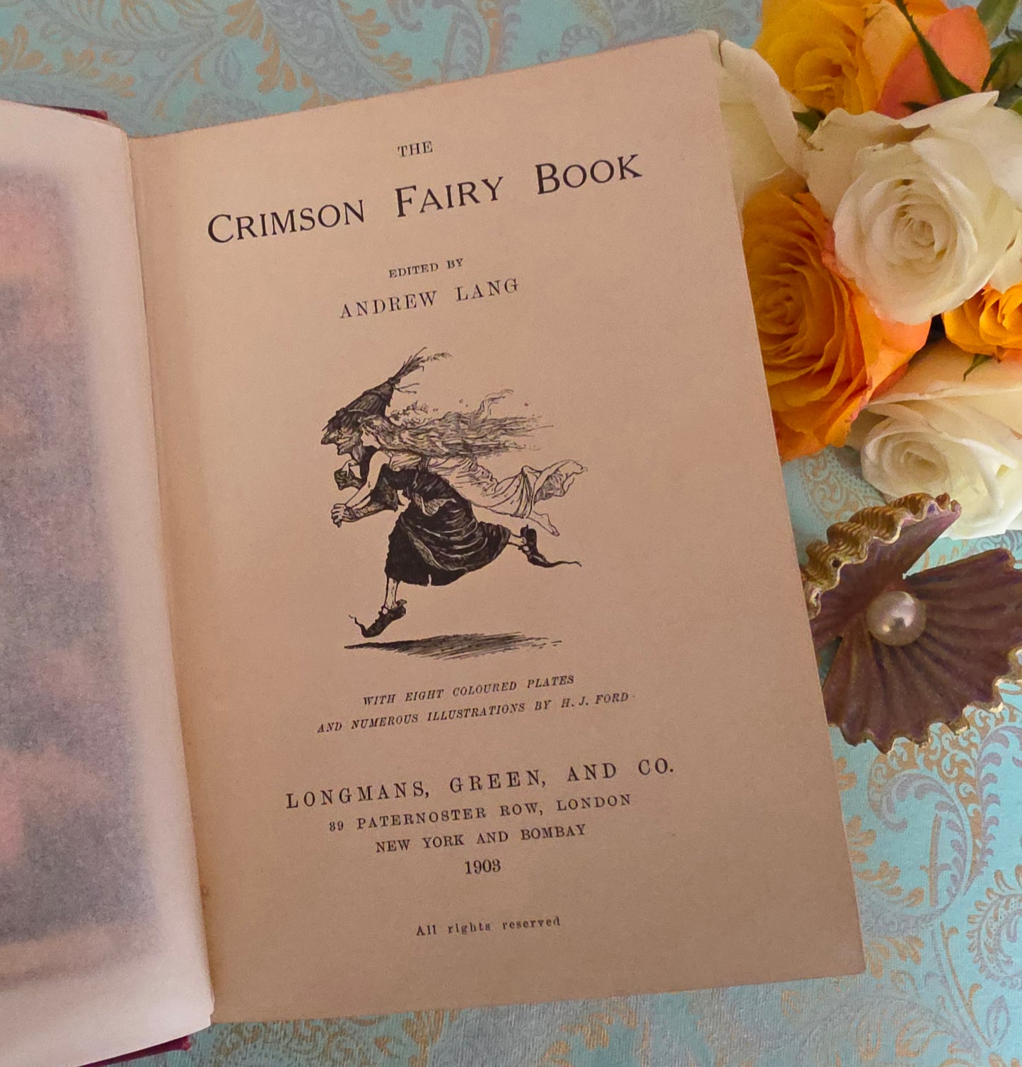 1903 The Crimson Fairy Book - First Edition - Illustrated