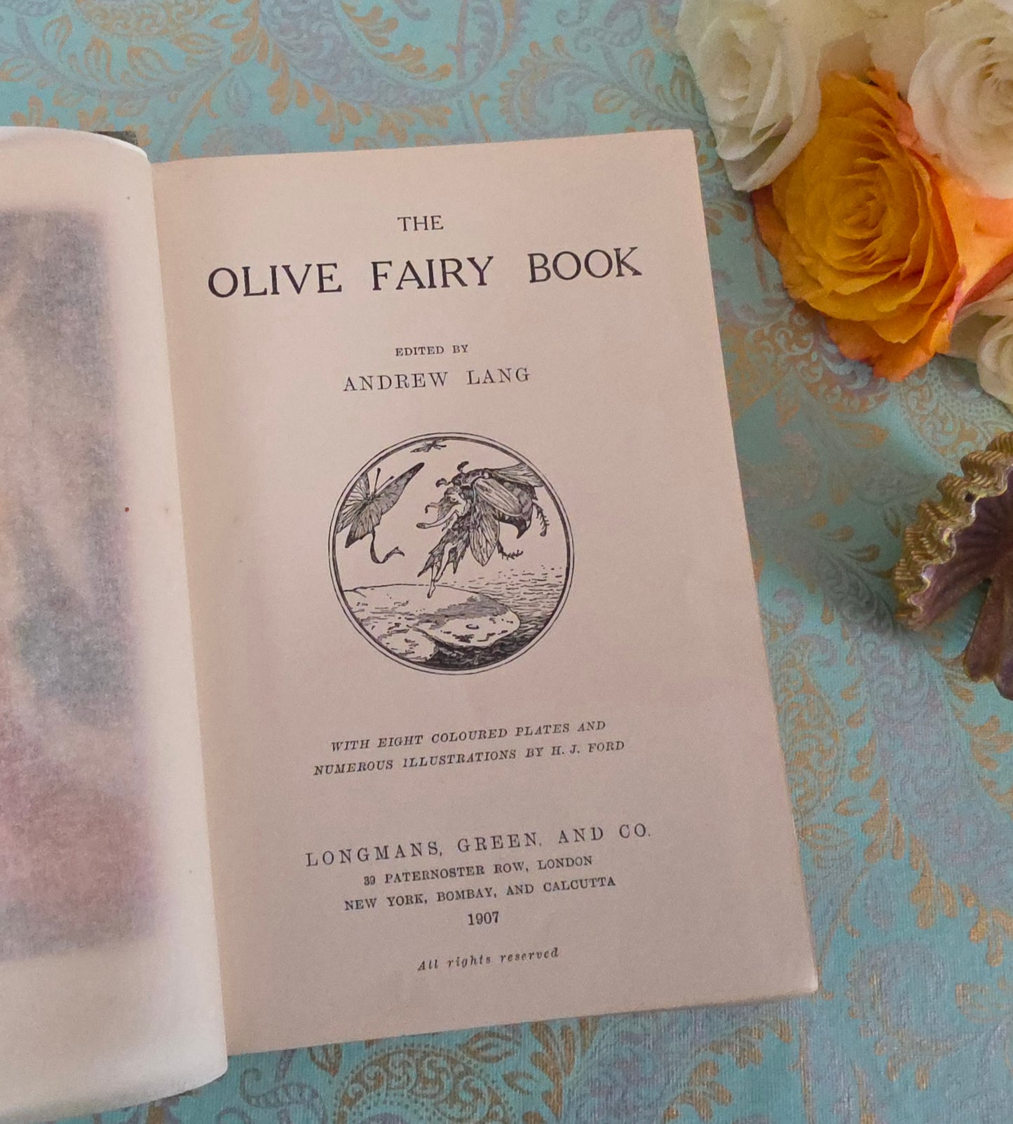 1907 The Olive Fairy Book - First Edition - Illustrated