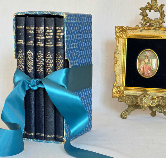 1966 Complete Novels of Jane Austen - Vintage 5 Volume Set in Slipcase