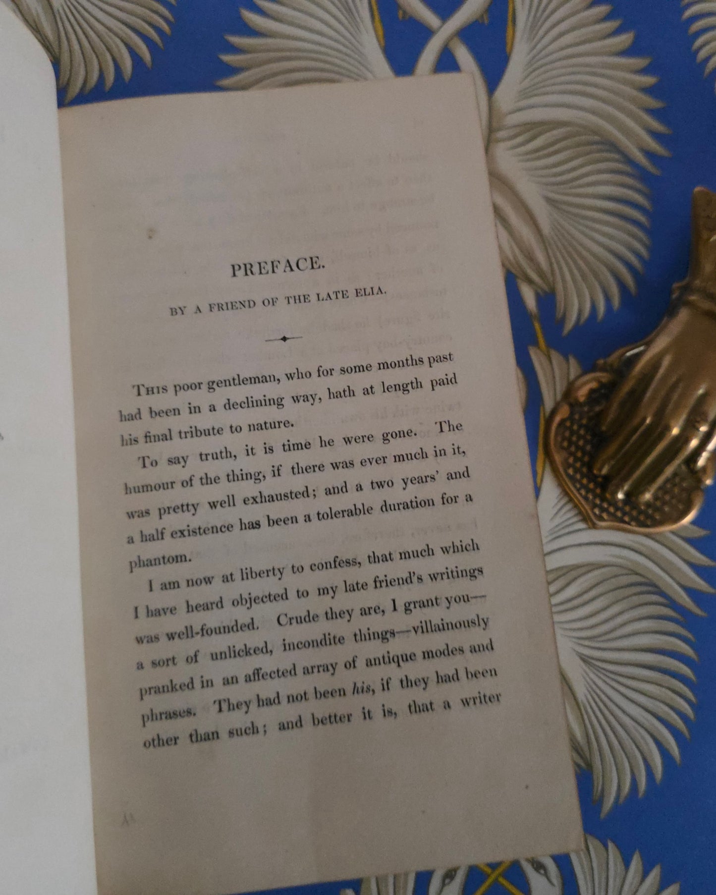 1833 Hidden Vanishing Fore-Edge Painting - Last Essays of Elia