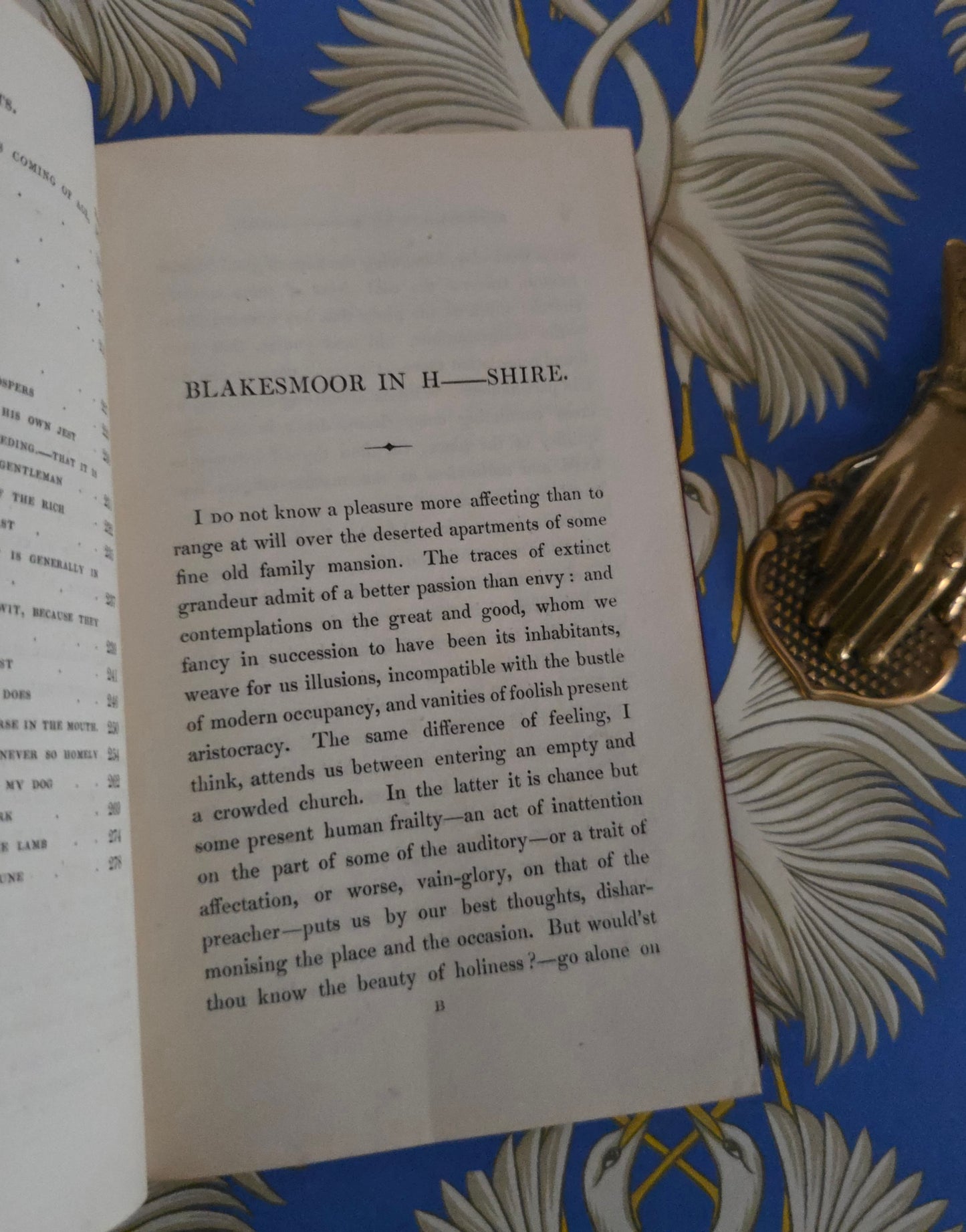 1833 Hidden Vanishing Fore-Edge Painting - Last Essays of Elia