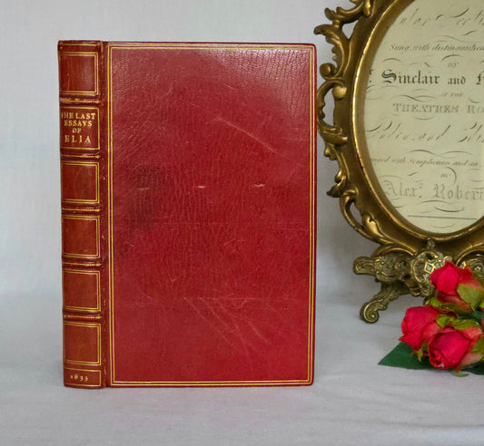 1833 Hidden Vanishing Fore-Edge Painting - Last Essays of Elia