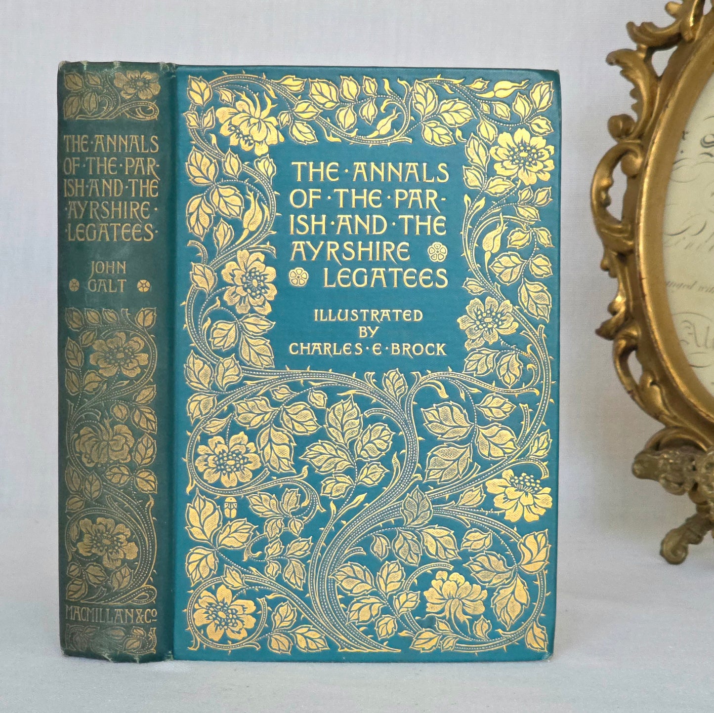 1896 Two Novels by John Galt - Brock Illustrations and Turbayne Covers
