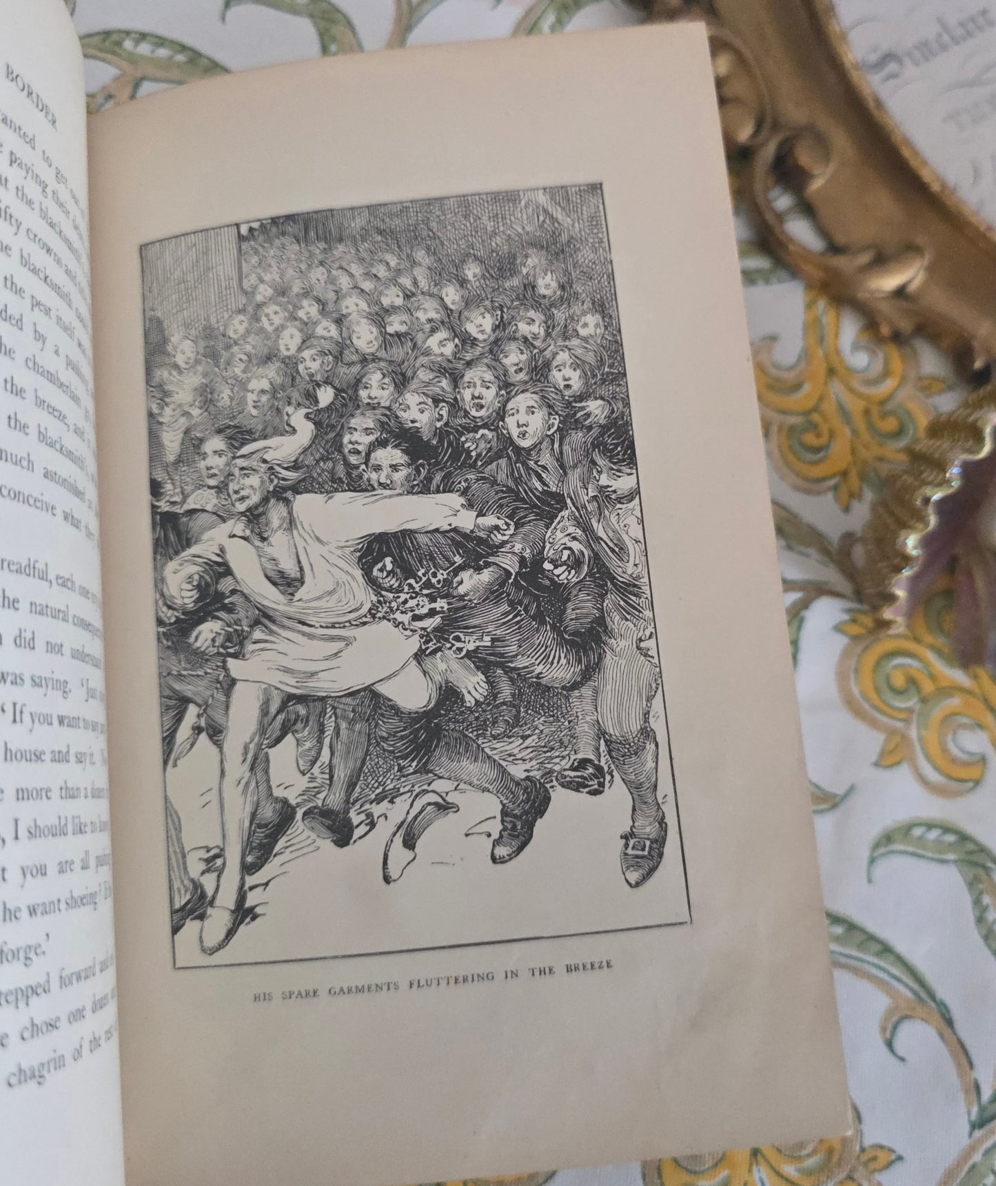 1898 Beyond the Border by Walter Douglas Campbell / Beautiful Boards / Richly Illustrated by Helen Stratton