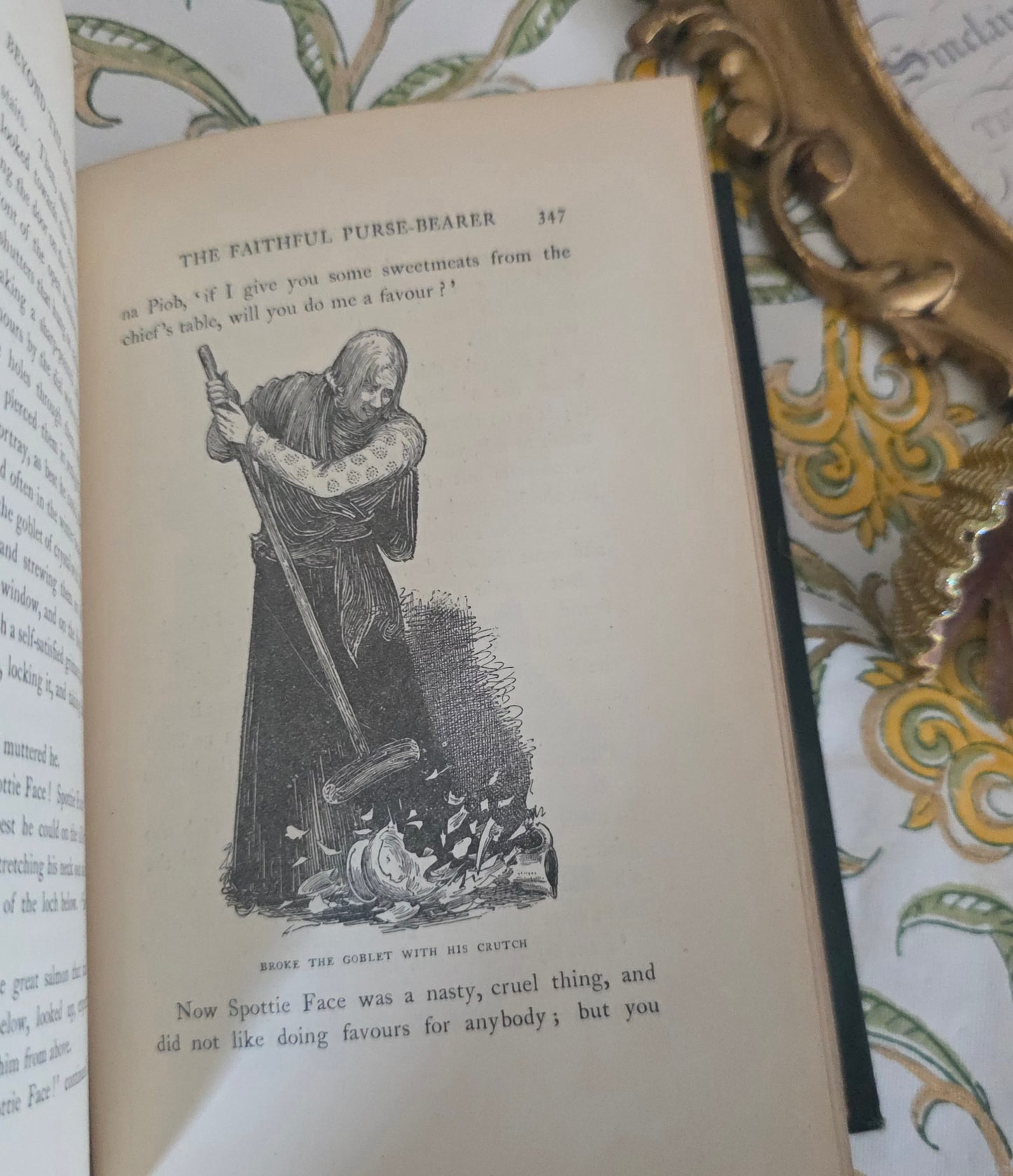 1898 Beyond the Border by Walter Douglas Campbell / Beautiful Boards / Richly Illustrated by Helen Stratton