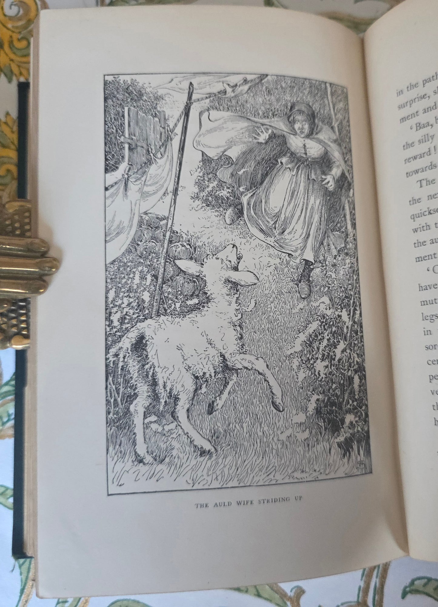1898 Beyond the Border by Walter Douglas Campbell / Beautiful Boards / Richly Illustrated by Helen Stratton