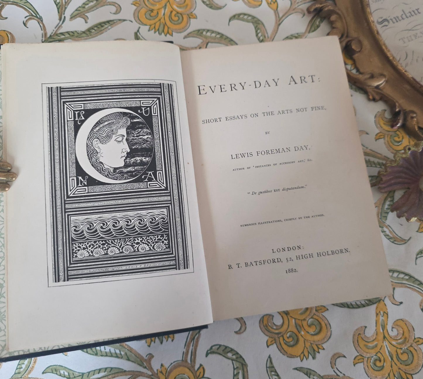 1882 Everyday Art by Lewis Foreman Day / BT Batsford, London / Beautiful Decorative Boards