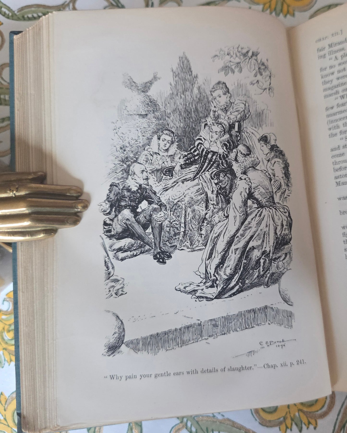 1896 Westward Ho! By Charles Kingsley - Brock Illustrations and Turbayne Covers