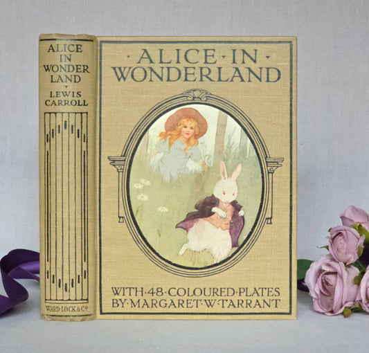 1925 Alice's Adventures in Wonderland by Lewis Carroll - Illustrated Antique Book