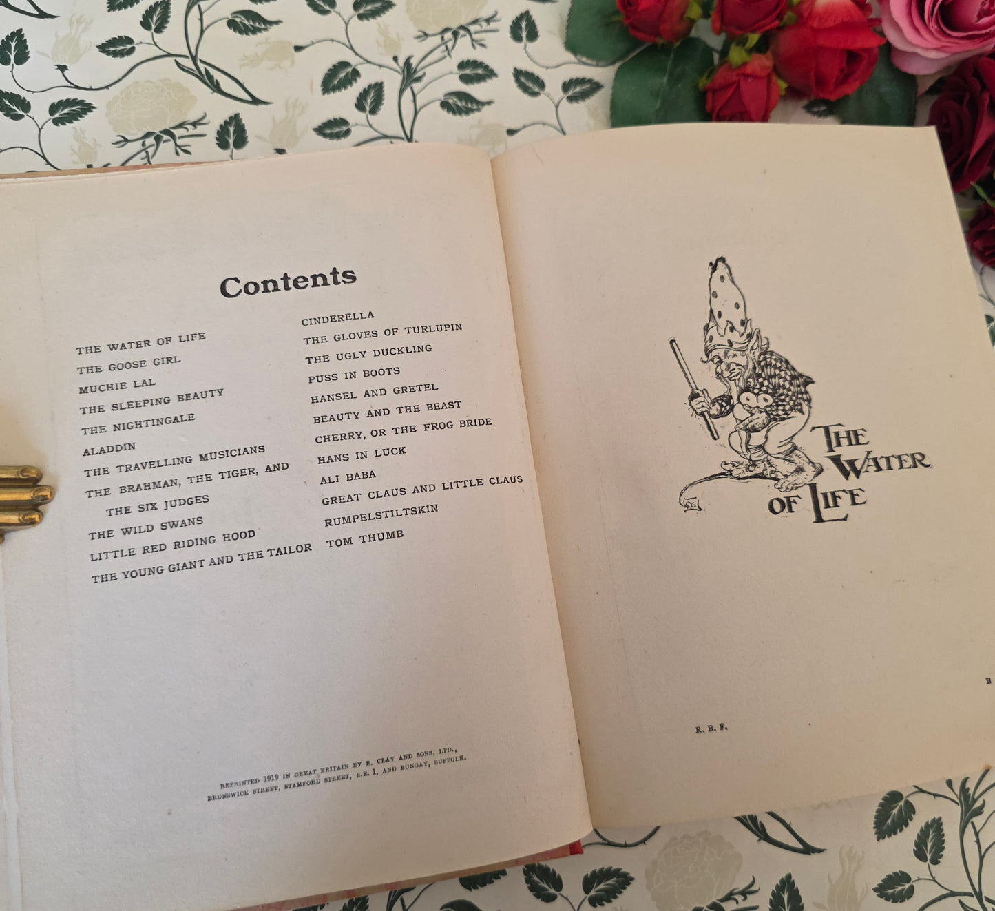 c1912 The Rose Book of the Fairies - Illustrated Antique Book